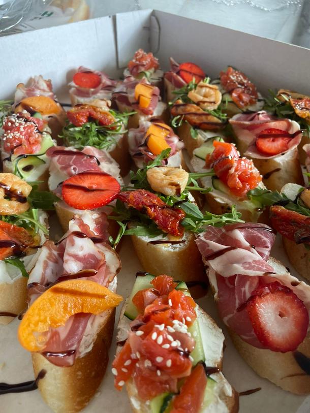 Микс брускетт 4 вкуса