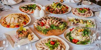 Банкет с обслуживанием на 34 персоны