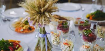 Фуршетный сет стандарт с горячими закусками на 10 персон